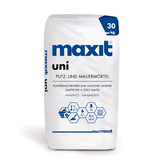 Maxit Uni Universal Putz-u. Mauermörtel i.S. a 30 kg Handmörtel zum Mauern u. Verputz