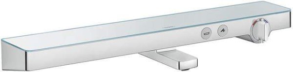 hansgrohe Wannenthermostat ShowerTablet Select 700 AP, für 2 Verbraucher, mit ESG-Ablage, chrom