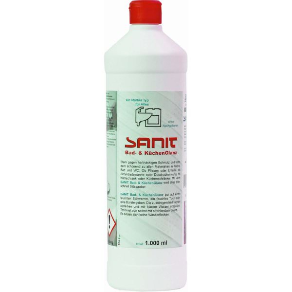 Sanit Reiniger Bad-/Küchenglanz 1000ml Flasche