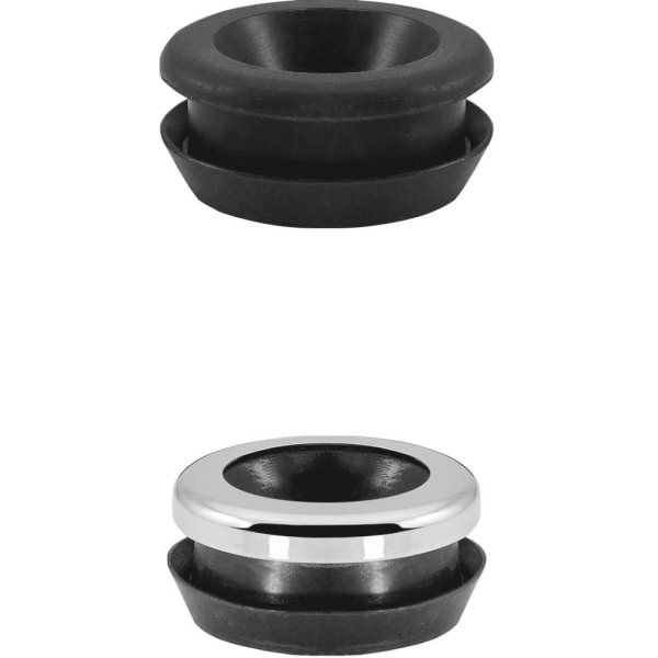 STEDO Mület-Trumpf-WC-Gummiverbinder Ø 48 mm, Rohr 28-32 mm, schwarz