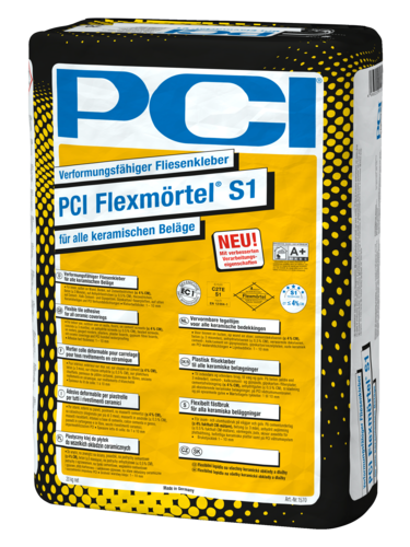 PCI Flexmörtel S1 grau, Sack á 20 kg