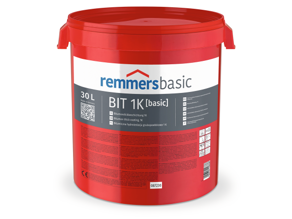 Remmers BIT 1K [basic] (ECO 1K) 1-komp. Bitumen-Dickbeschichtung a 30 ltr.