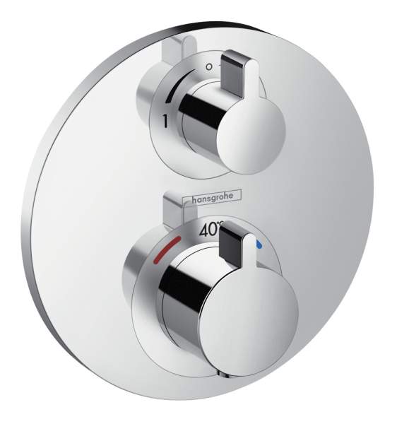 Hansgrohe Thermostat Unterputz Ecostat S, für 2 Verbraucher, chrom