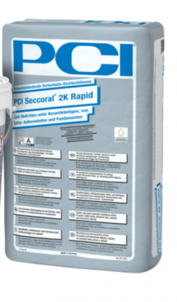 PCI Seccoral 2K Rapid Pulver grau, a. 12,5 kg Sack