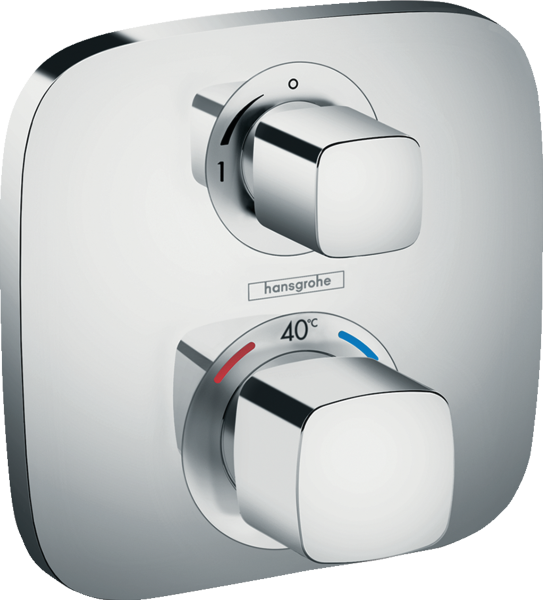 Hansgrohe Thermostat Unterputz Ecostat E, für 1 Verbraucher, chrom