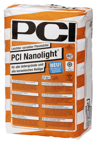 PCI Nanolight Flexmörtel variabel grau, a 15 kg