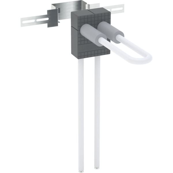 Anschlussbox Mepla Typ L 16 mm, mit Befestigungsblech, für Heizung und Kühlung 611263001