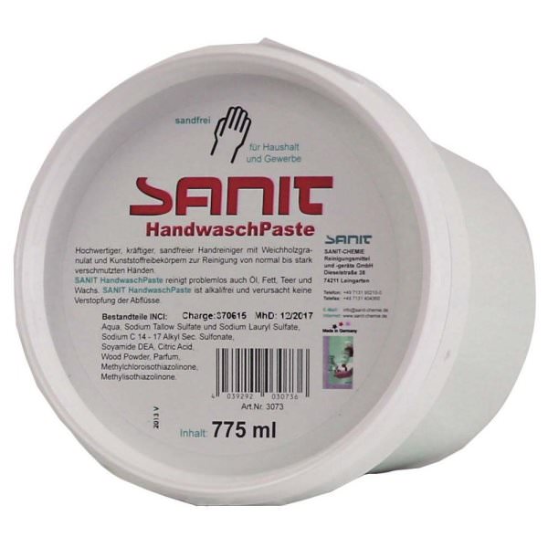 Sanit Handwaschpaste 775 ml, Dose, sandfrei